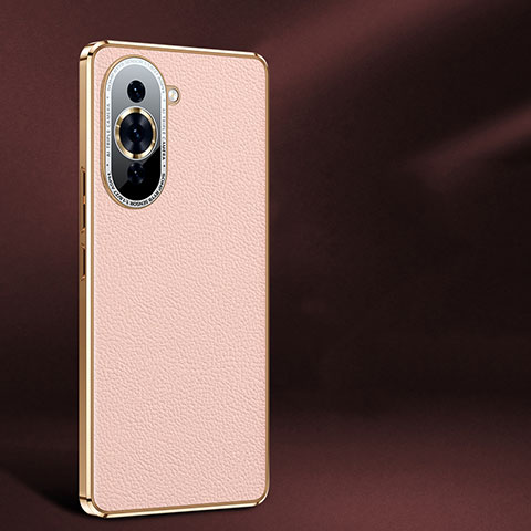 Funda Lujo Cuero Carcasa JB2 para Huawei Nova 10 Rosa