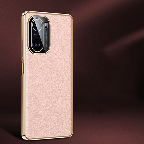 Funda Lujo Cuero Carcasa JB2 para Xiaomi Redmi K40 Pro 5G Rosa