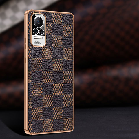 Funda Lujo Cuero Carcasa JB3 para Xiaomi Civi 5G Marron