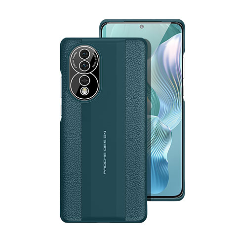 Funda Lujo Cuero Carcasa JB5 para Huawei Honor 80 5G Verde