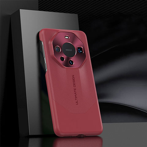 Funda Lujo Cuero Carcasa JL1 para Huawei Mate 60 Pro+ Plus Rojo