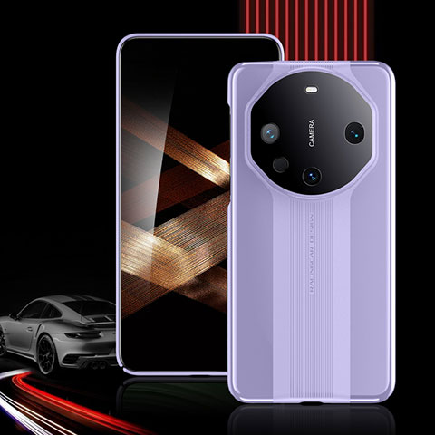 Funda Lujo Cuero Carcasa JL4 para Huawei Mate 60 Morado