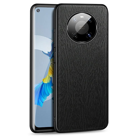 Funda Lujo Cuero Carcasa K01 para Huawei Mate 40 Negro