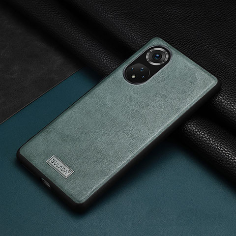 Funda Lujo Cuero Carcasa LD1 para Huawei Honor 50 Pro 5G Verde