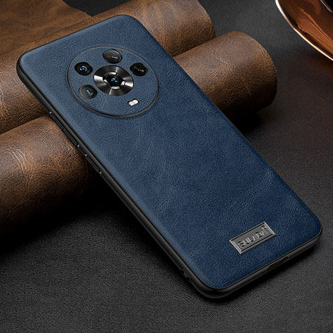 Funda Lujo Cuero Carcasa LD1 para Huawei Honor Magic4 5G Azul