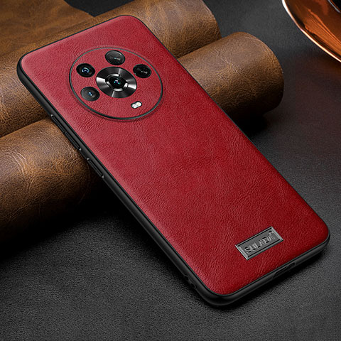 Funda Lujo Cuero Carcasa LD1 para Huawei Honor Magic4 5G Rojo