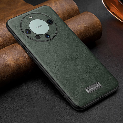 Funda Lujo Cuero Carcasa LD1 para Huawei Mate 60 Pro+ Plus Verde