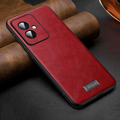 Funda Lujo Cuero Carcasa LD2 para Huawei Honor 100 5G Rojo