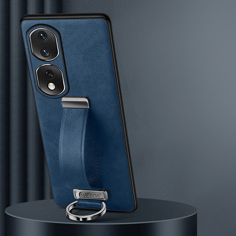 Funda Lujo Cuero Carcasa LD2 para Huawei Honor 80 Pro 5G Azul