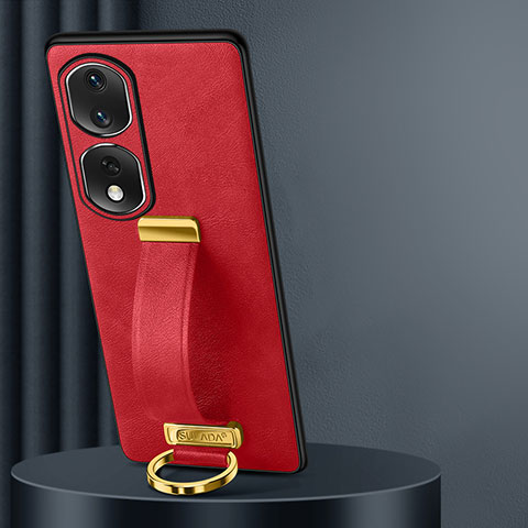 Funda Lujo Cuero Carcasa LD2 para Huawei Honor 80 Pro 5G Rojo