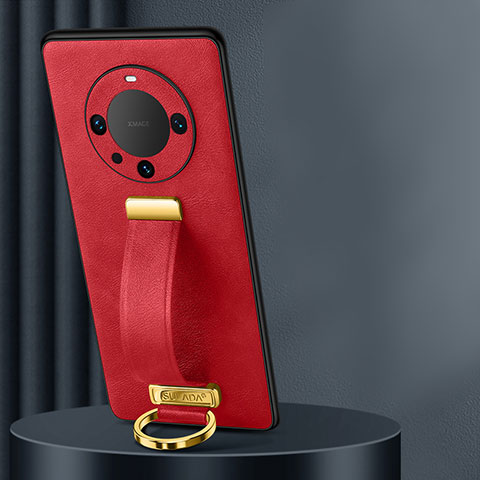 Funda Lujo Cuero Carcasa LD2 para Huawei Mate 60 Pro Rojo