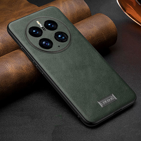 Funda Lujo Cuero Carcasa LD3 para Huawei Mate 50 Pro Verde