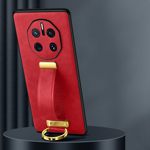 Funda Lujo Cuero Carcasa LD3 para Huawei Mate 50 RS Rojo