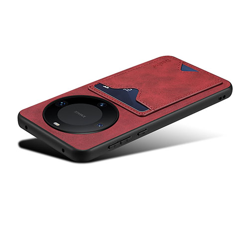 Funda Lujo Cuero Carcasa MT5 para Huawei Mate 60 Pro+ Plus Rojo