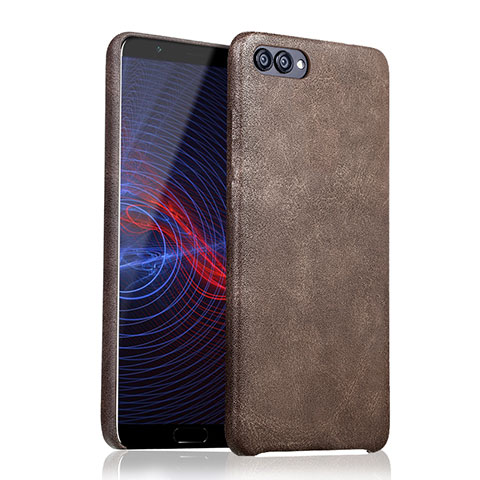 Funda Lujo Cuero Carcasa para Huawei Honor 10 Marron