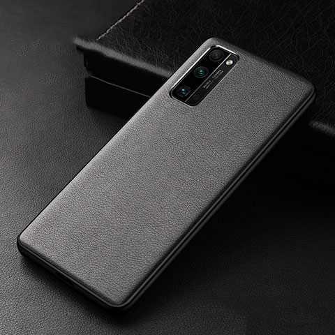 Funda Lujo Cuero Carcasa para Huawei Honor 30 Pro+ Plus Negro