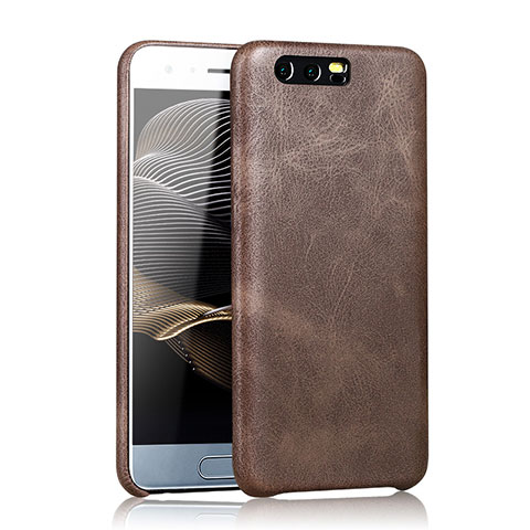 Funda Lujo Cuero Carcasa para Huawei Honor 9 Premium Marron