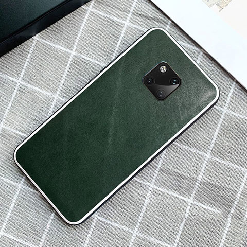 Funda Lujo Cuero Carcasa para Huawei Mate 20 Pro Verde