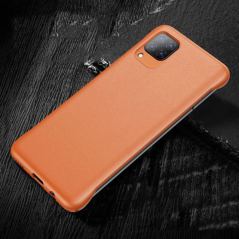 Funda Lujo Cuero Carcasa para Huawei Nova 6 SE Naranja