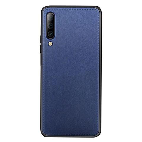 Funda Lujo Cuero Carcasa para Huawei P Smart Pro (2019) Azul