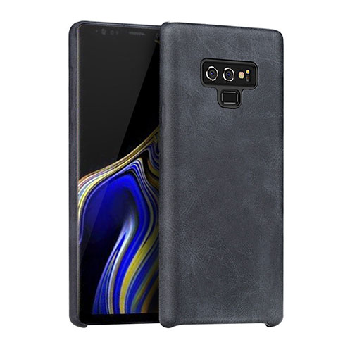 Funda Lujo Cuero Carcasa para Samsung Galaxy Note 9 Negro