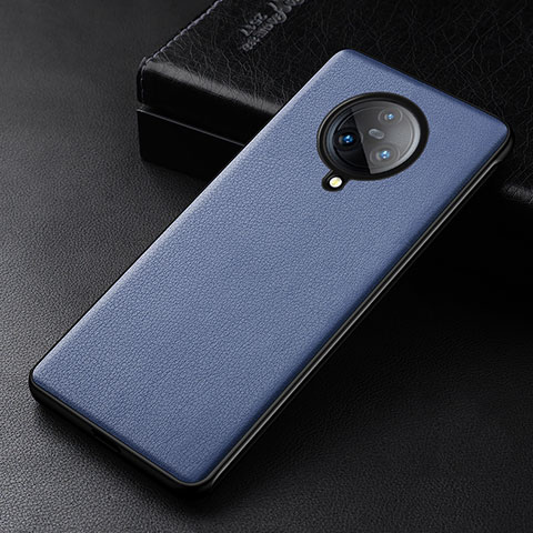 Funda Lujo Cuero Carcasa para Vivo Nex 3 Azul