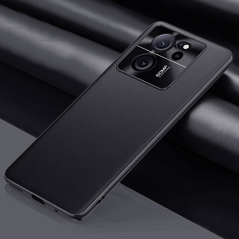 Funda Lujo Cuero Carcasa QK1 para Xiaomi Mi 13T 5G Negro