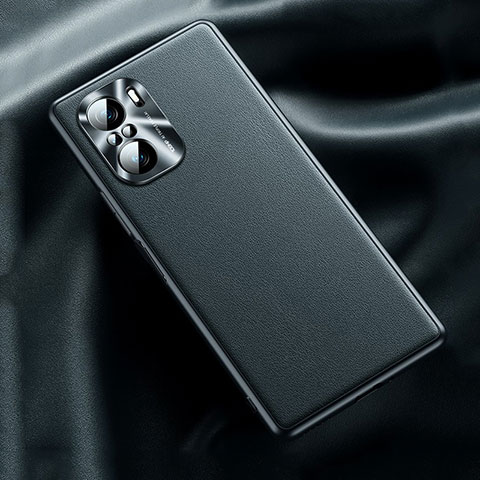Funda Lujo Cuero Carcasa QK1 para Xiaomi Poco F3 5G Negro