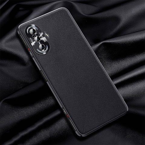 Funda Lujo Cuero Carcasa QK1 para Xiaomi Redmi K40 Gaming 5G Negro