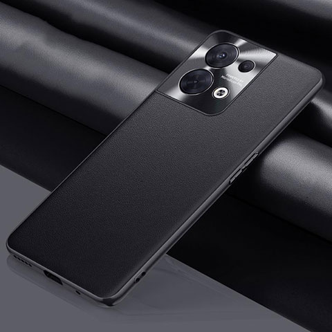 Funda Lujo Cuero Carcasa QK1 para Xiaomi Redmi Note 13 5G Negro