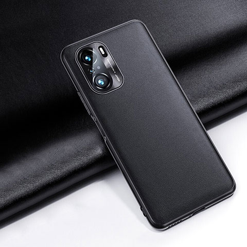 Funda Lujo Cuero Carcasa QK3 para Xiaomi Redmi K40 Pro+ Plus 5G Negro