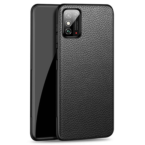 Funda Lujo Cuero Carcasa R01 para Huawei Honor X10 Max 5G Negro