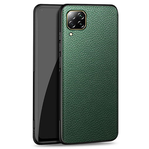 Funda Lujo Cuero Carcasa R01 para Huawei Nova 6 SE Verde