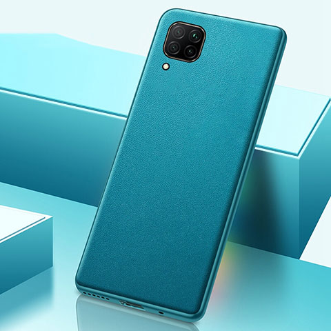 Funda Lujo Cuero Carcasa R02 para Huawei Nova 7i Cian