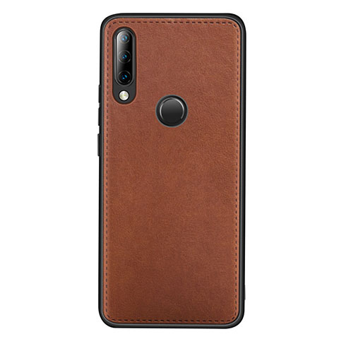 Funda Lujo Cuero Carcasa R03 para Huawei P30 Lite Marron