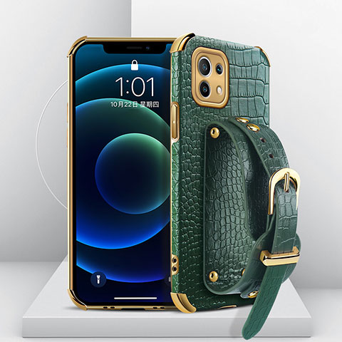 Funda Lujo Cuero Carcasa R03 para Xiaomi Mi 11 Lite 5G NE Verde