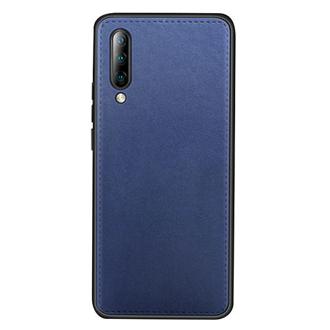 Funda Lujo Cuero Carcasa R03 para Xiaomi Mi A3 Azul