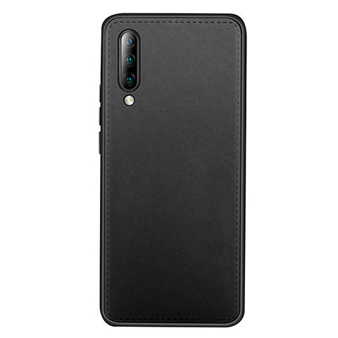 Funda Lujo Cuero Carcasa R03 para Xiaomi Mi A3 Negro