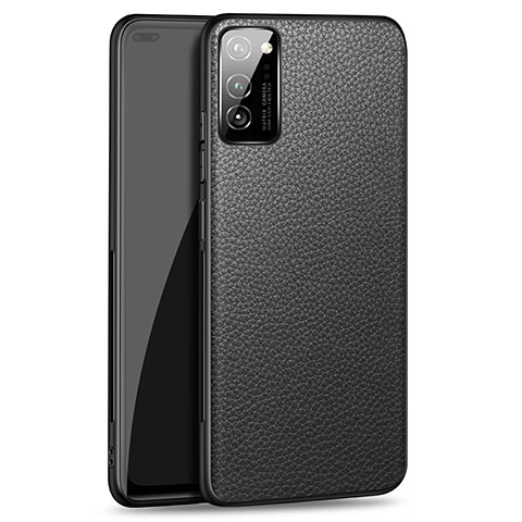 Funda Lujo Cuero Carcasa R04 para Huawei Honor V30 5G Negro