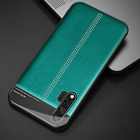 Funda Lujo Cuero Carcasa R04 para Huawei Nova 6 5G Verde