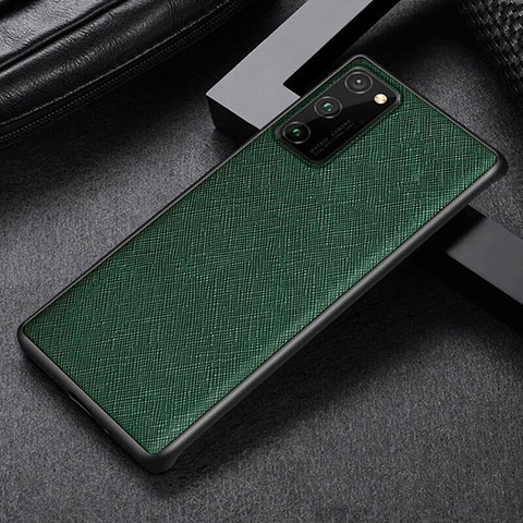 Funda Lujo Cuero Carcasa R09 para Huawei Honor View 30 5G Verde