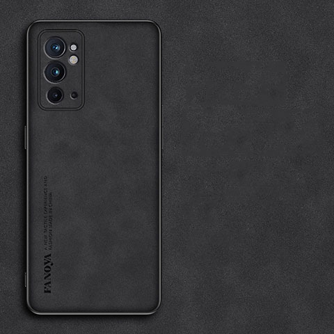 Funda Lujo Cuero Carcasa S01 para OnePlus 9RT 5G Negro