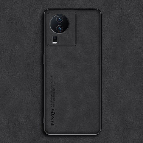 Funda Lujo Cuero Carcasa S01 para Vivo iQOO Neo7 5G Negro