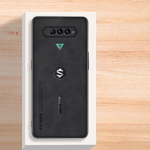 Funda Lujo Cuero Carcasa S01 para Xiaomi Black Shark 4 Pro 5G Negro