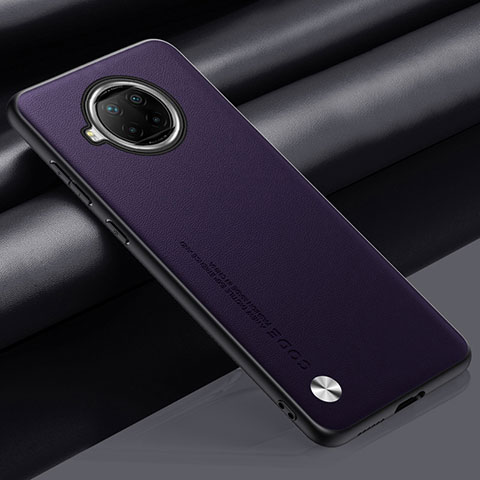 Funda Lujo Cuero Carcasa S01 para Xiaomi Mi 10T Lite 5G Morado