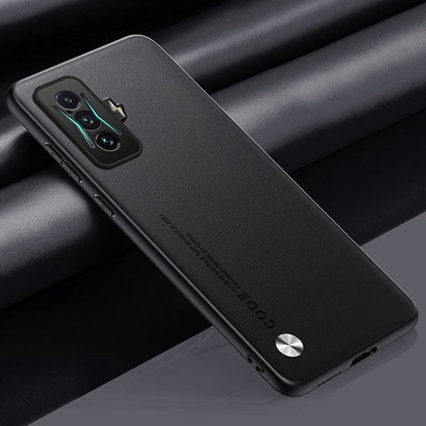 Funda Lujo Cuero Carcasa S01 para Xiaomi Redmi K50 Gaming 5G Negro