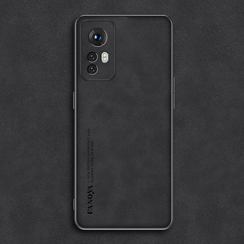 Funda Lujo Cuero Carcasa S01 para Xiaomi Redmi Note 12S Negro