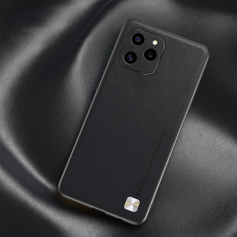 Funda Lujo Cuero Carcasa S02 para Huawei Honor 60 SE 5G Negro