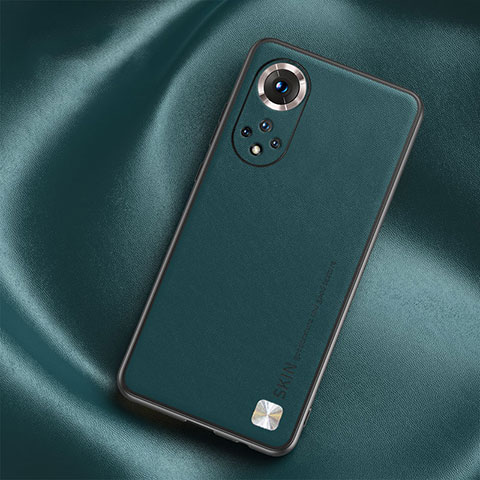 Funda Lujo Cuero Carcasa S02 para Huawei Nova 9 Pro Verde