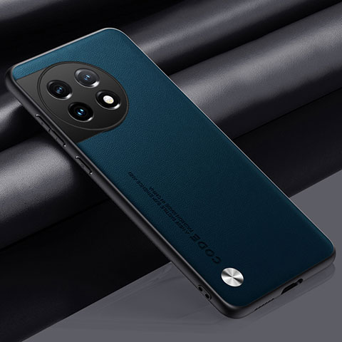 Funda Lujo Cuero Carcasa S02 para OnePlus Ace 2 5G Cian